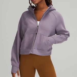 Scuba oversized full zip jacket